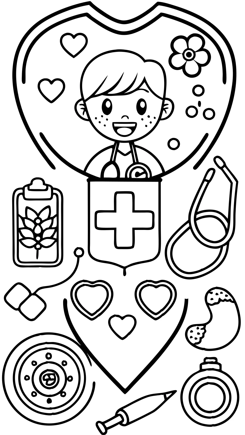 coloring pages medical